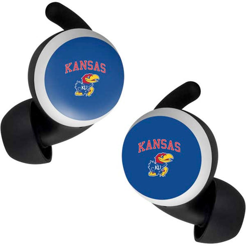 University of Kansas Collegiate Text Google Pixel Buds Skin